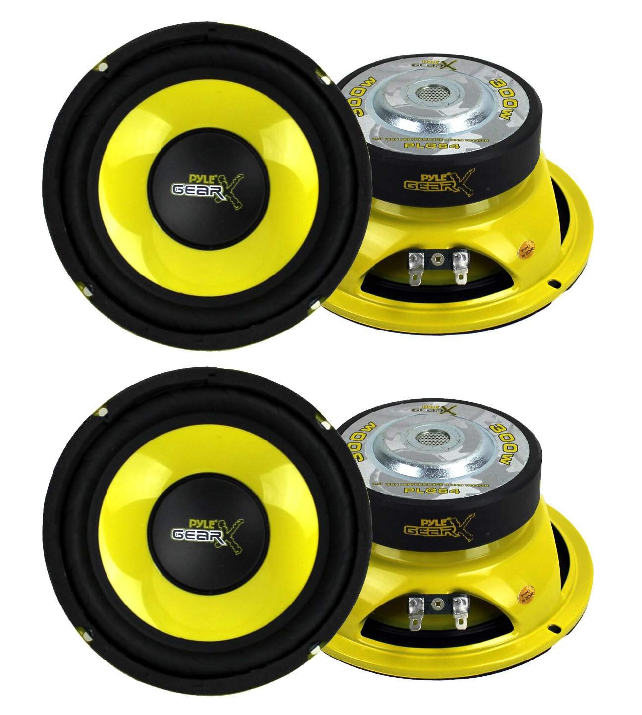Pyle 65 Inch 1200 Watt Car Audio Mid Bass…