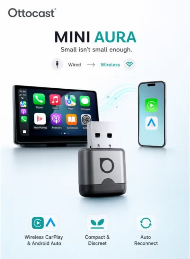 Otto Wireless Mini Aura Wireless CarPlay & Android…