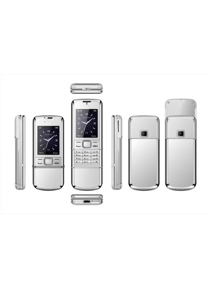 Hope 8800 White Luxury Slider Mobile Phone – Classic…
