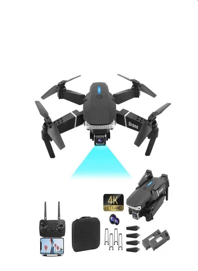 Compare E88 PRO Ayoo 4K HD Drone – WiFi FPV QuadCopter with Dual Camera, Advanced Stability, Gesture & Voice Control, 360° Aerial Spins, OneKey Return, Headless Mode, Smart Altitude Hold, Long Battery Life & Foldable Design – Perfect for Travel, Aerial Pho at KSA Price