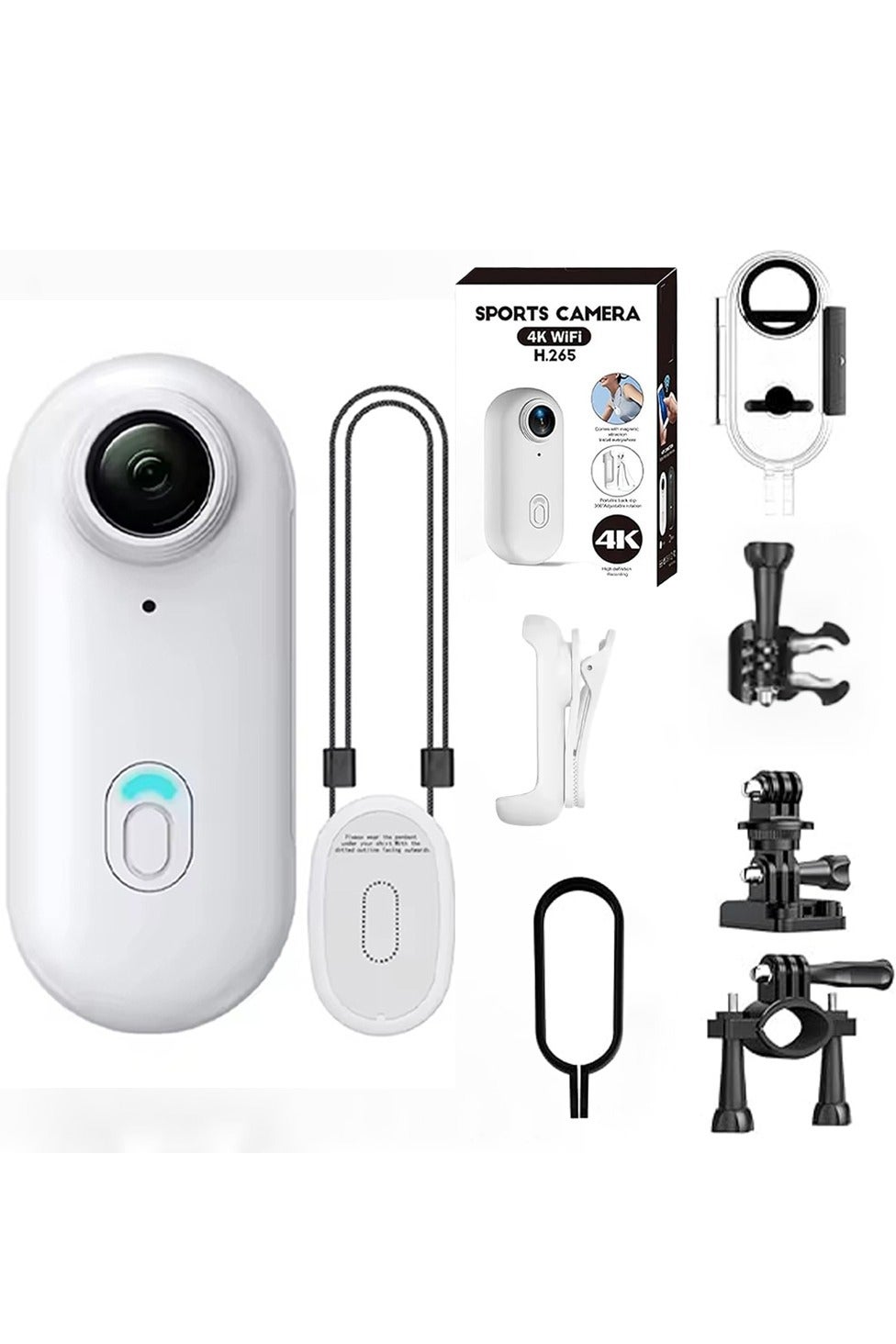 4K Ultra HD Thumb-Sized Action Camera – Mini Body…