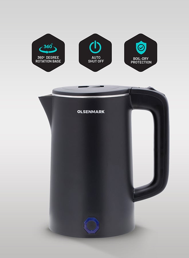 Electric Kettle With Durable Wall Cool Touch Body,…
