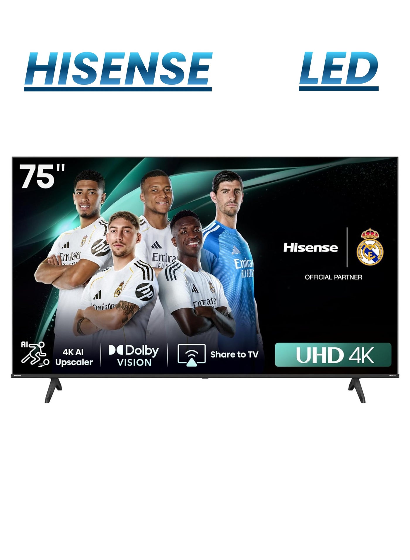 75-Inch 4K UHD A6Q Smart TV With 60Hz…
