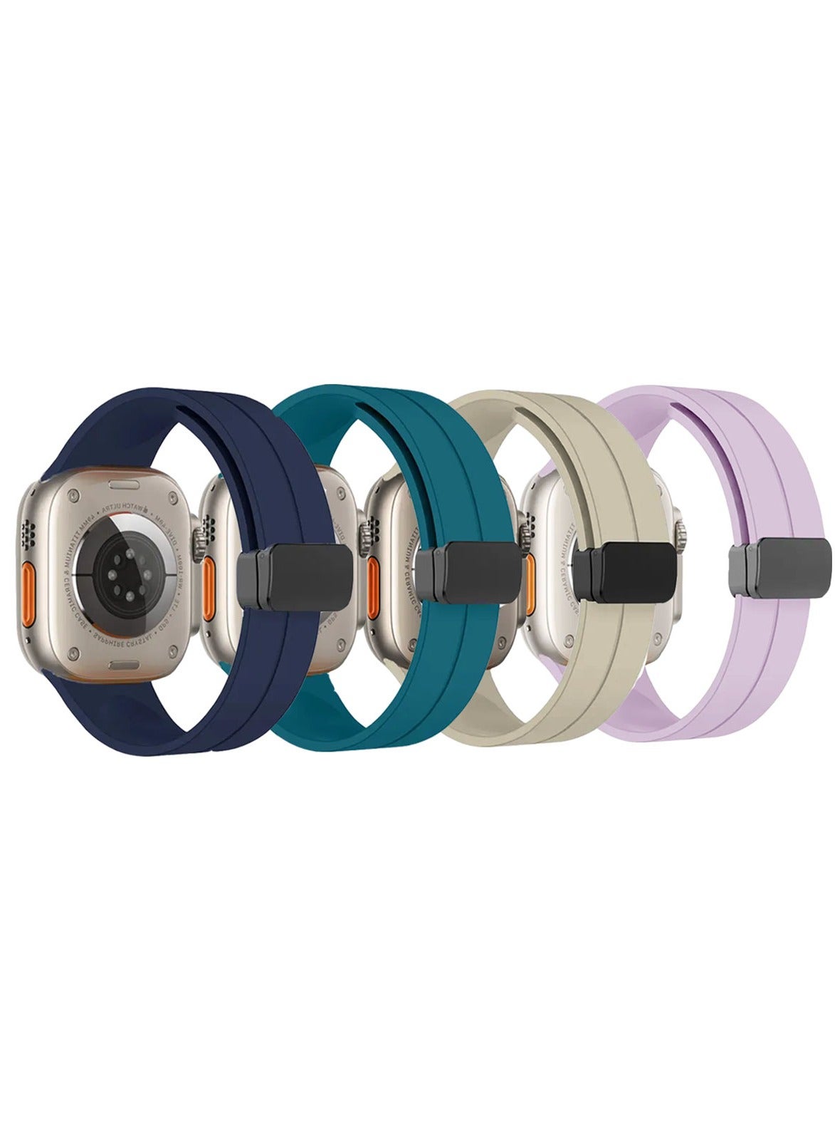 Mi Techo Magnetic Buckle Silicone Watch Strap Band…