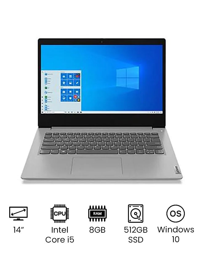 Compare Ideapad 3 14IIL05 Upgraded Version Laptop With 14inch Full HD Display, Intel 10th Gen Core I51021U Processer 8GB RAM  512GB SSD  Intel UHD GraphicsWindows 10 International Version EnglishArabic Platinum Grey at KSA Price
