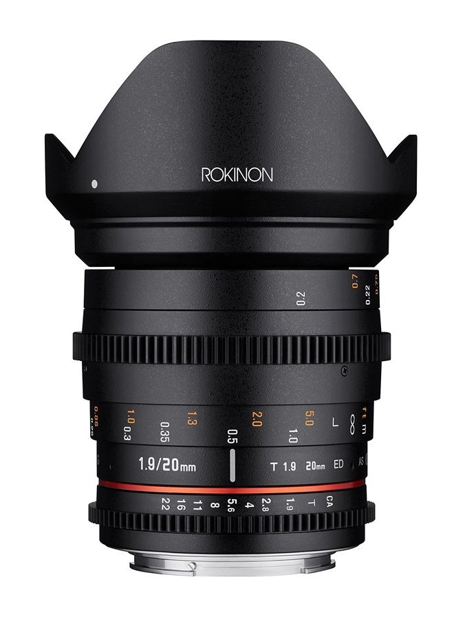Compare 20mm T1.9 Cine DS AS ED UMC Wide Angle Cine Lens for Canon EF at KSA Price