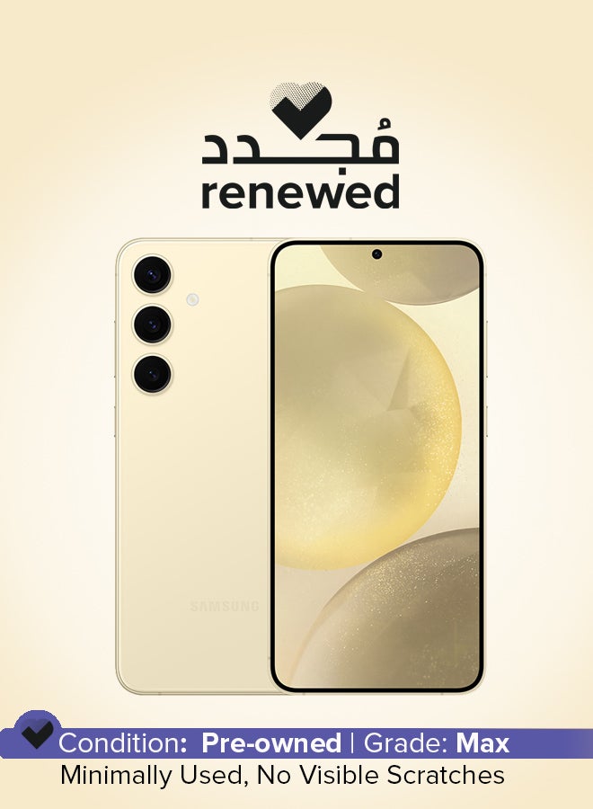 Compare Renewed  Galaxy S24 Plus Amber Yellow 12GB RAM 256GB 5G  International Version at KSA Price
