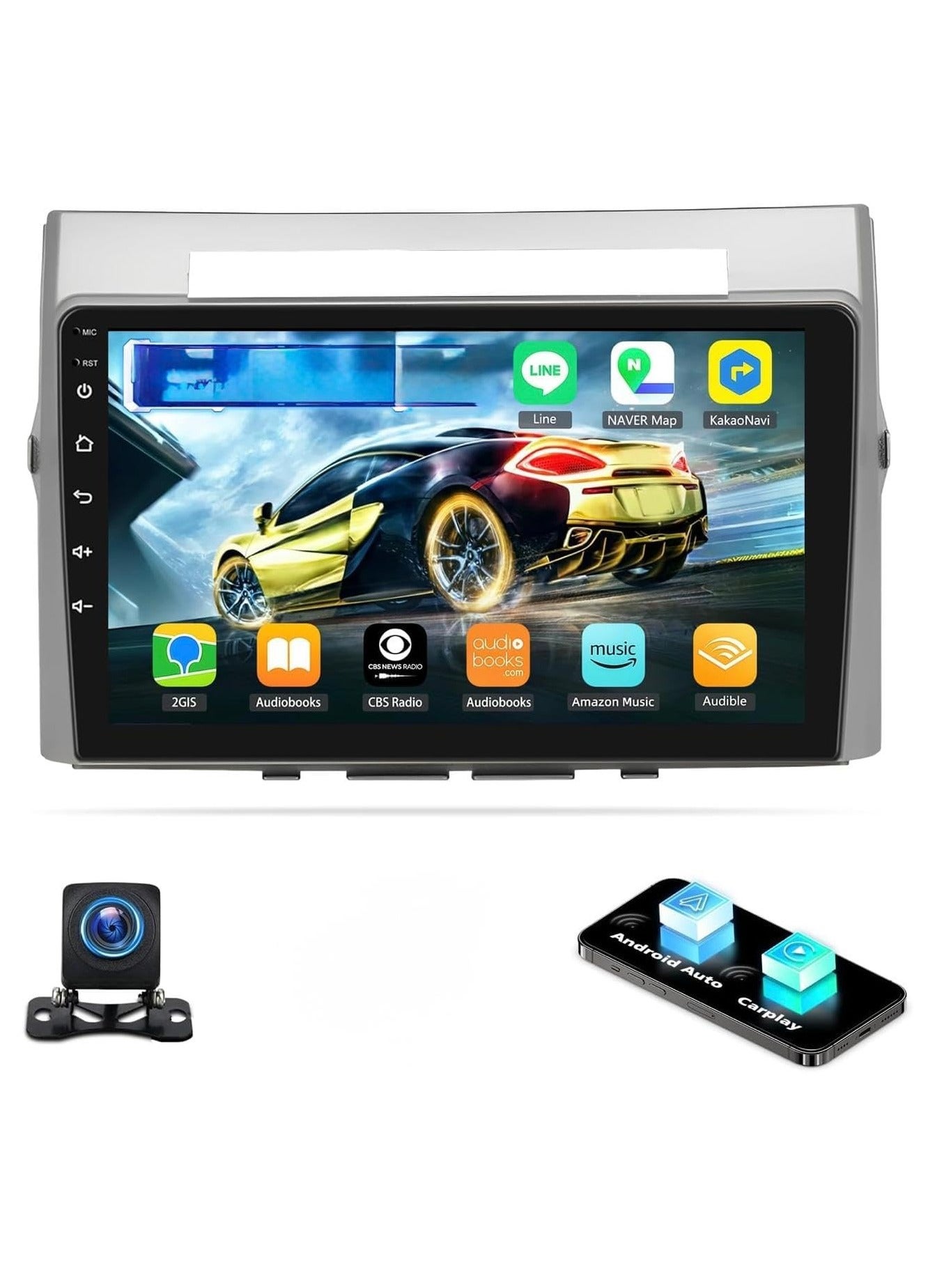Compare Android Car Stereo for Toyota Corolla Verso 20042009 2GB RAM 32GB ROM Support Carplay, MLink WiFi BT, Radio GPS, 9 Inch IPS Touch Screen with AHD Camera Included at KSA Price