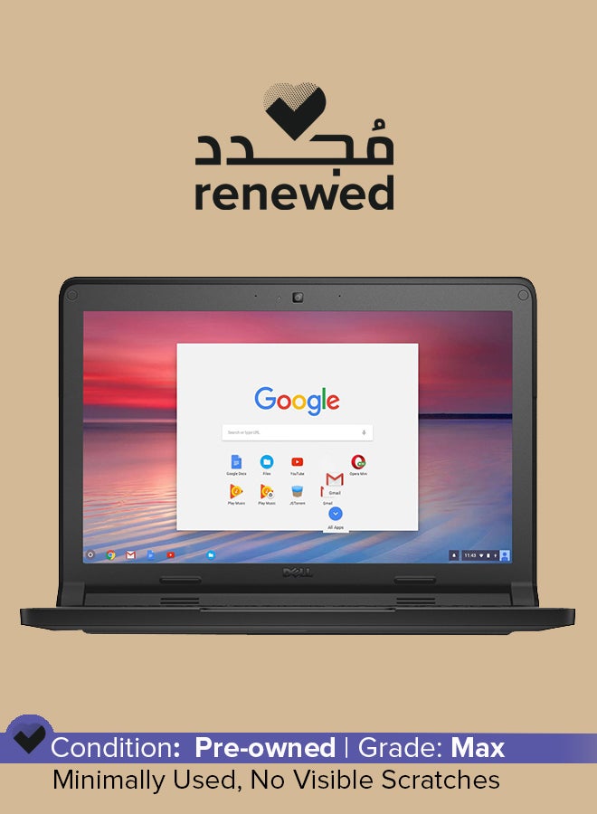 Compare Renewed  Chromebook 3120 2015 Laptop With 11.6Inch Display,Intel Celeron Processor2nd Gen2GB RAM16GB SSD256MB Intel HD Graphics Black Black at KSA Price