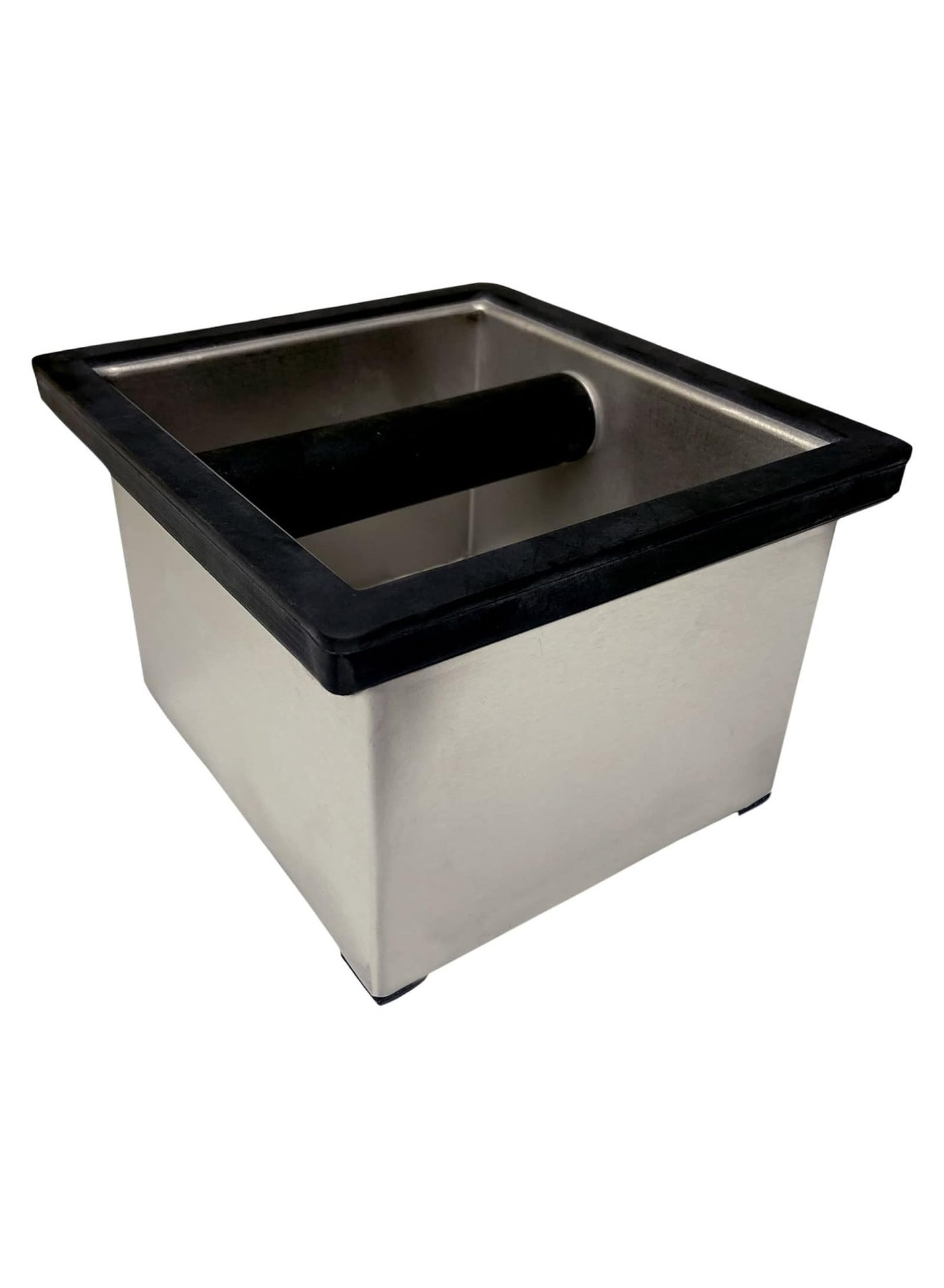 Compare Rattleware 6 x 5.5 x 4 Stainless Steel Knock Box – HeavyDuty Espresso knock box for Home, Café, Restaurant, Office & Commercial Use – Trusted by Baristas Worldwide at KSA Price