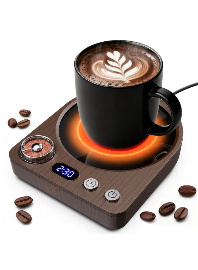 Compare Coffee Mug Warmer, Cup Heater with 9 Temp Settings & 0.59H Timer,  Auto ShutOff & Memory Function, Smart Desk Warmer for Coffee, Tea, Milk, Beverages, Candle at KSA Price