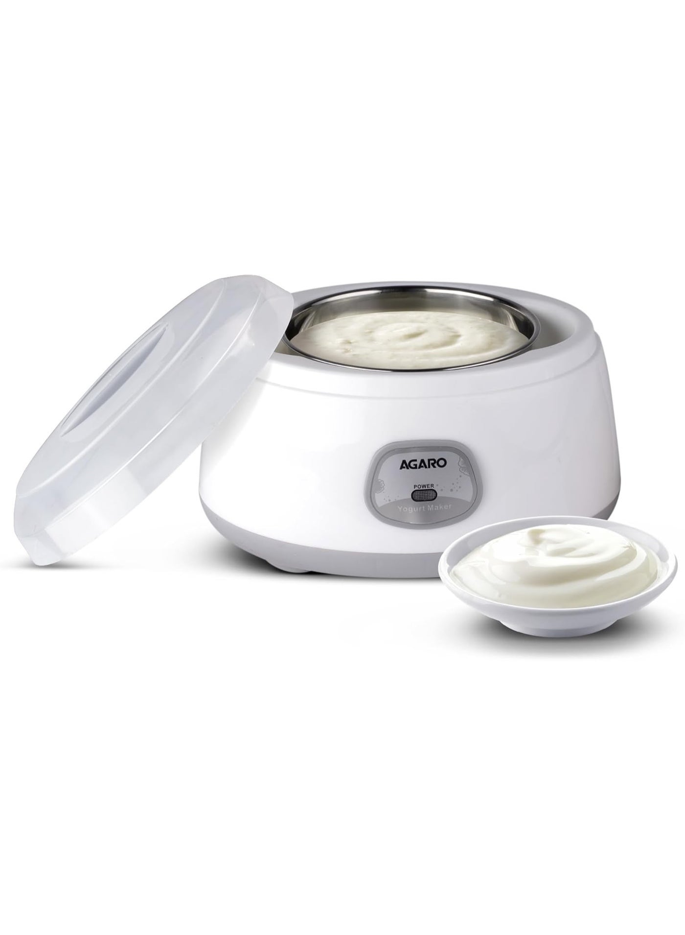 AGARO Classic Portable Yogurt Maker, 1.2L Capacity,…