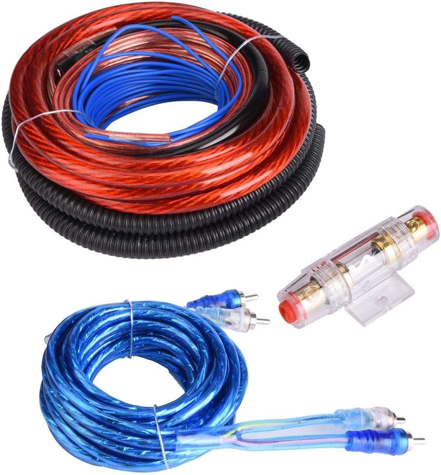 Compare 4 Guage 2800W Car o Subwoofer Amplifier Speaker Installation Wire Cable Kit Fuse Suit at KSA Price