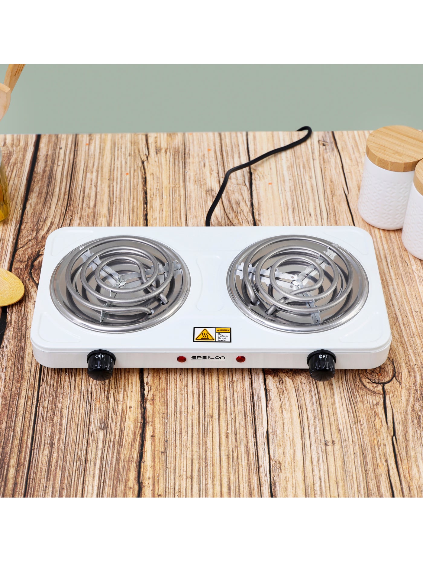 Compare Epsilon Double Coil Hot Plate| HighQuality Construction| 2000W ,ENHP1033 at KSA Price