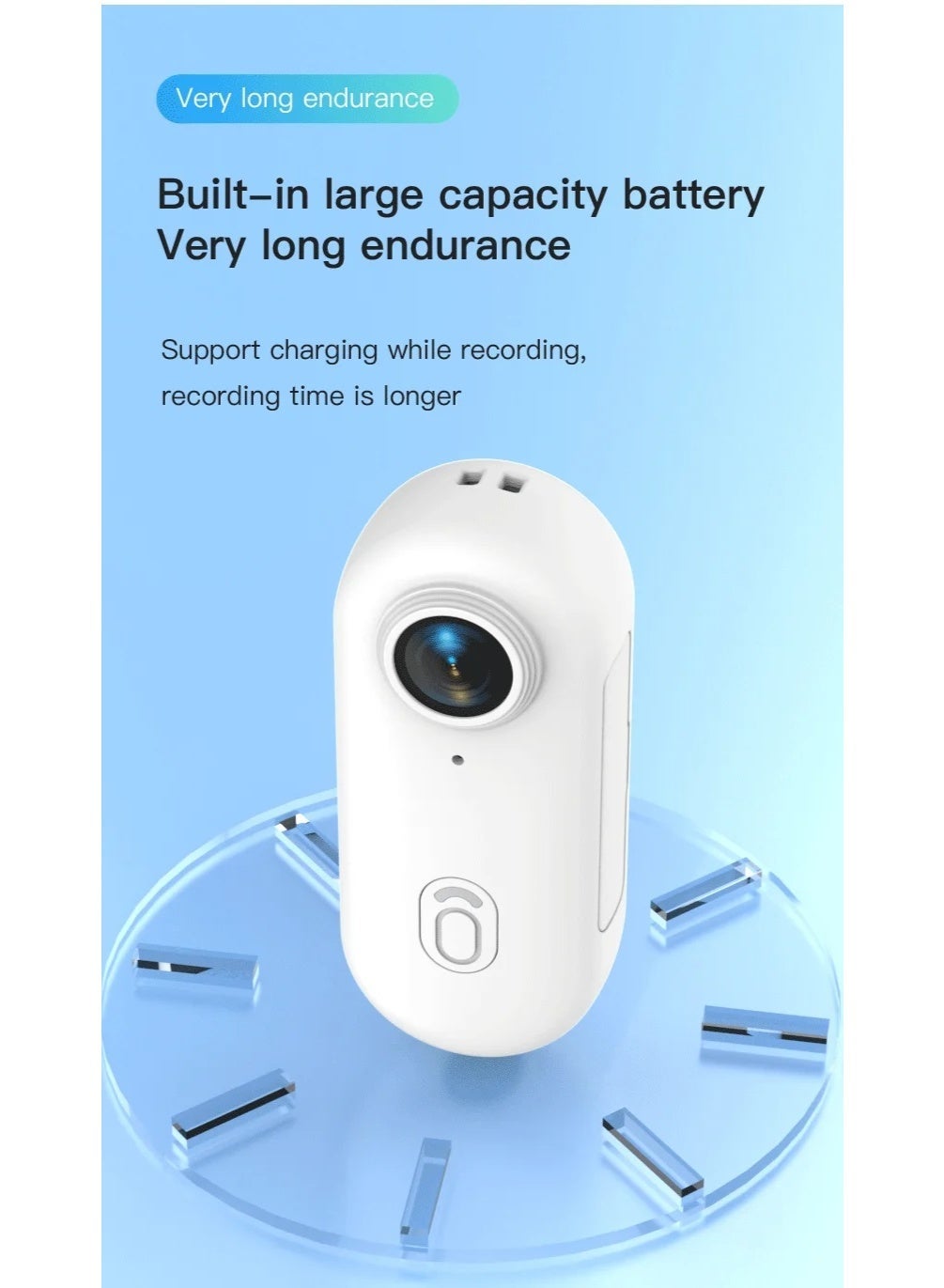 High-Definition 1080P WiFi Sports Camera – Portable…