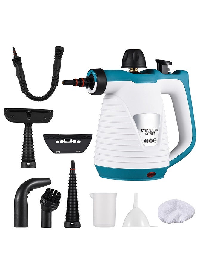 Compare Steam Cleaner,Steamer for Cleaning,Fast Heating Time with Safety Lock and 9 Accessory for Home, Upholstery, Car, Floor and Tile at KSA Price