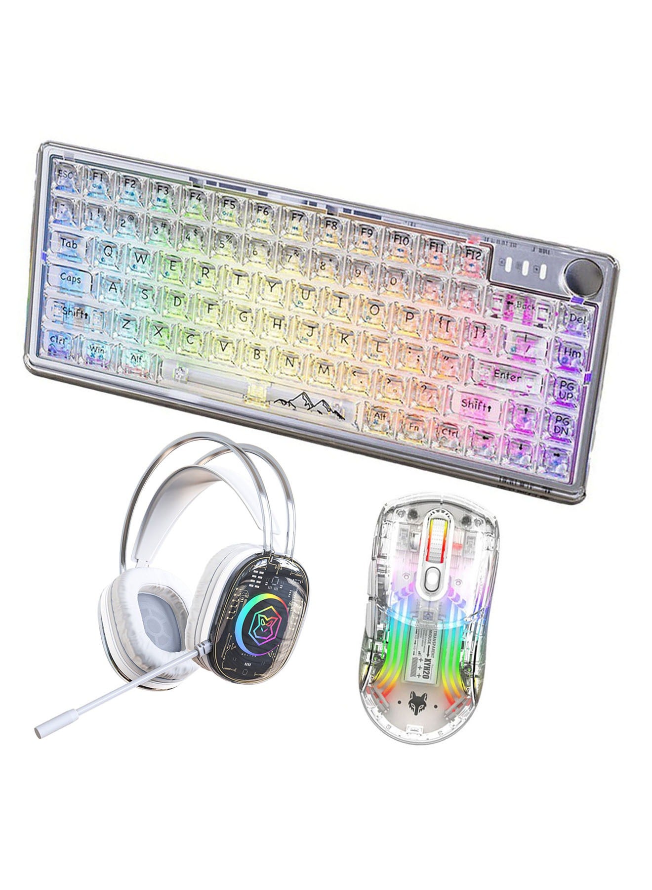 Wireless Keyboard and Mouse with wired Headphone…