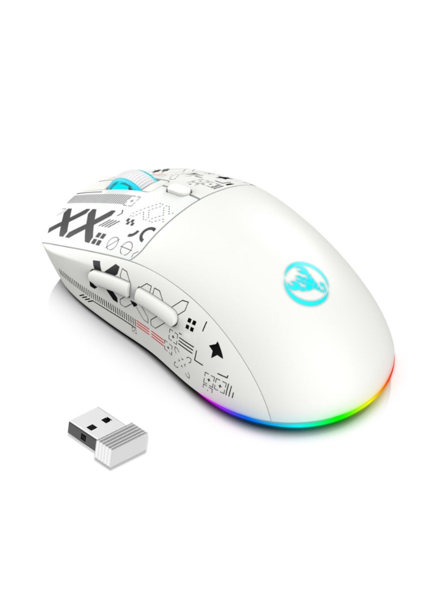 HXSJ T90 Wireless Gaming Mouse – Tri-Mode (Wired,…