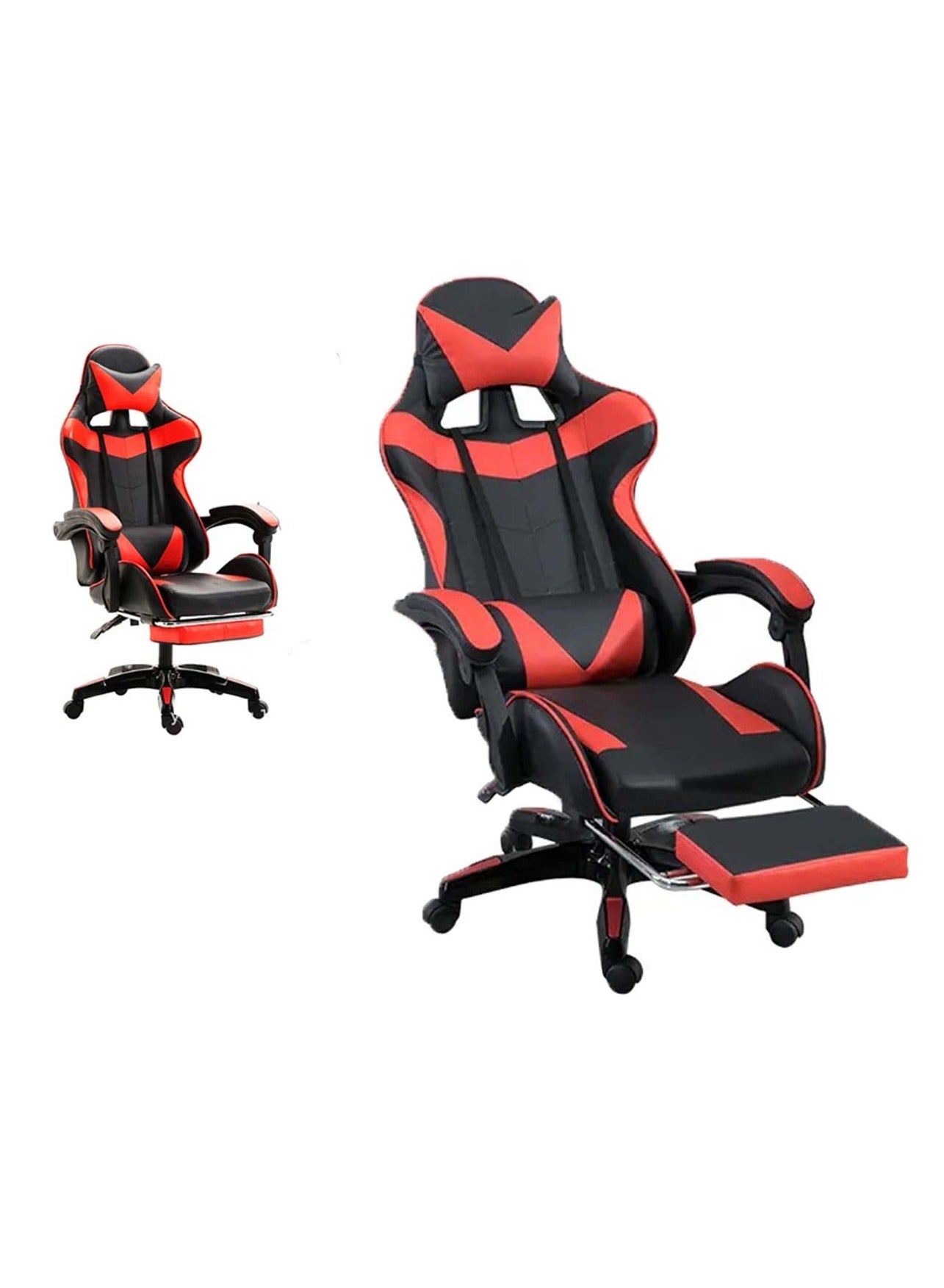 Ergonomic Gaming Chair with Headrest, Armrest, and…