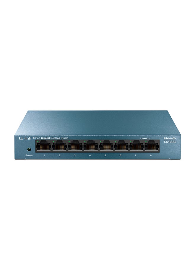 LS108G 8 Port Gigabit Desktop Switch, Steel Housing,…