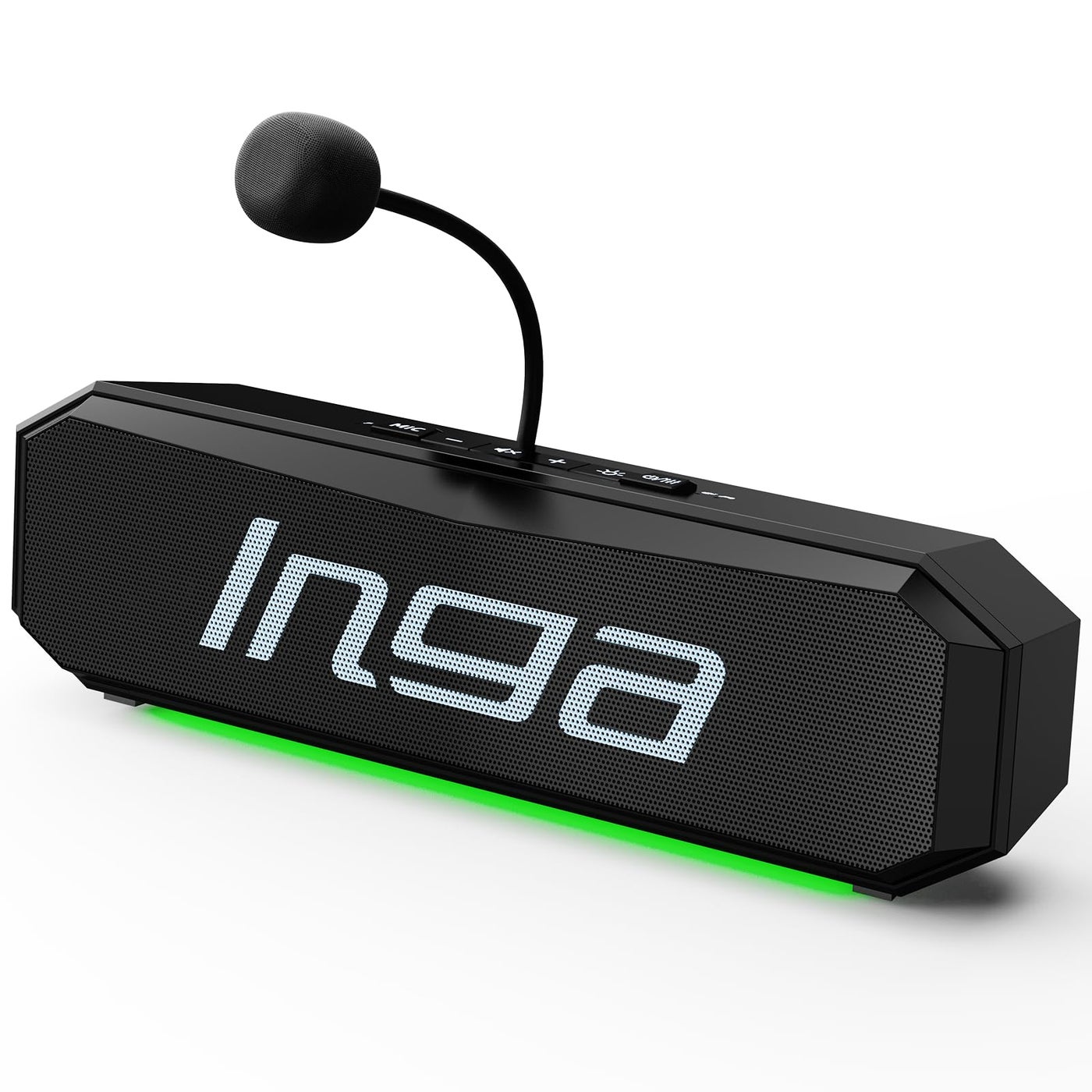 Compare INGA Computer Speakers with Detachable Mic, PlugandPlay USB Soundbar with Dynamic Lighting, GameMusic Modes, Compatible with PC, Laptop, PS5, Mac at KSA Price