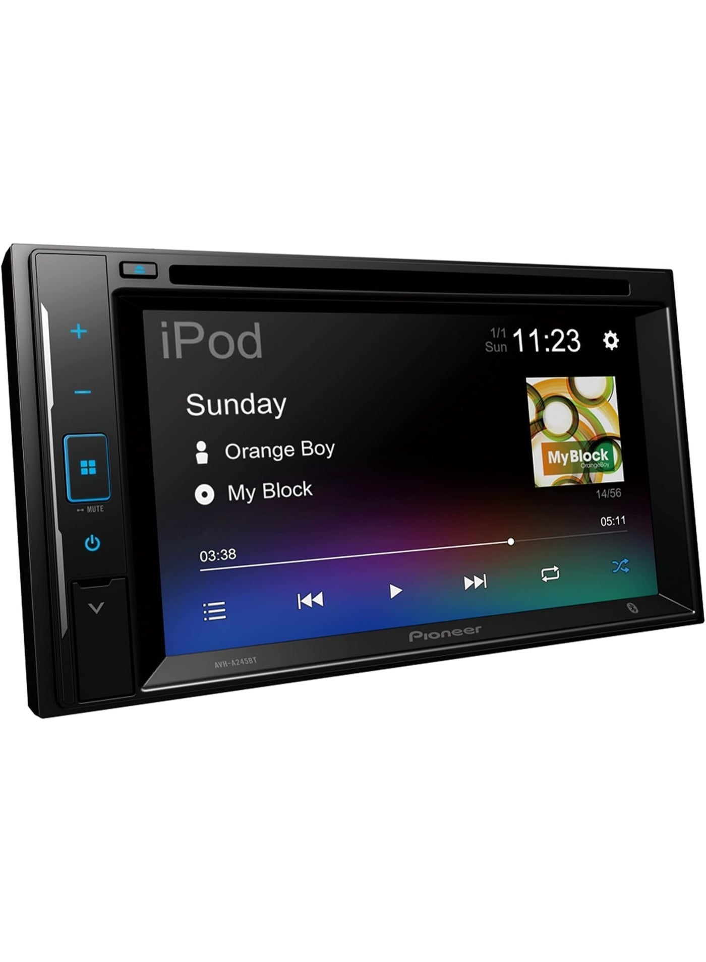 Compare Pioneer AVHA245BT Double Din with Built in CD DVD Bluetooth Car Stereo at KSA Price