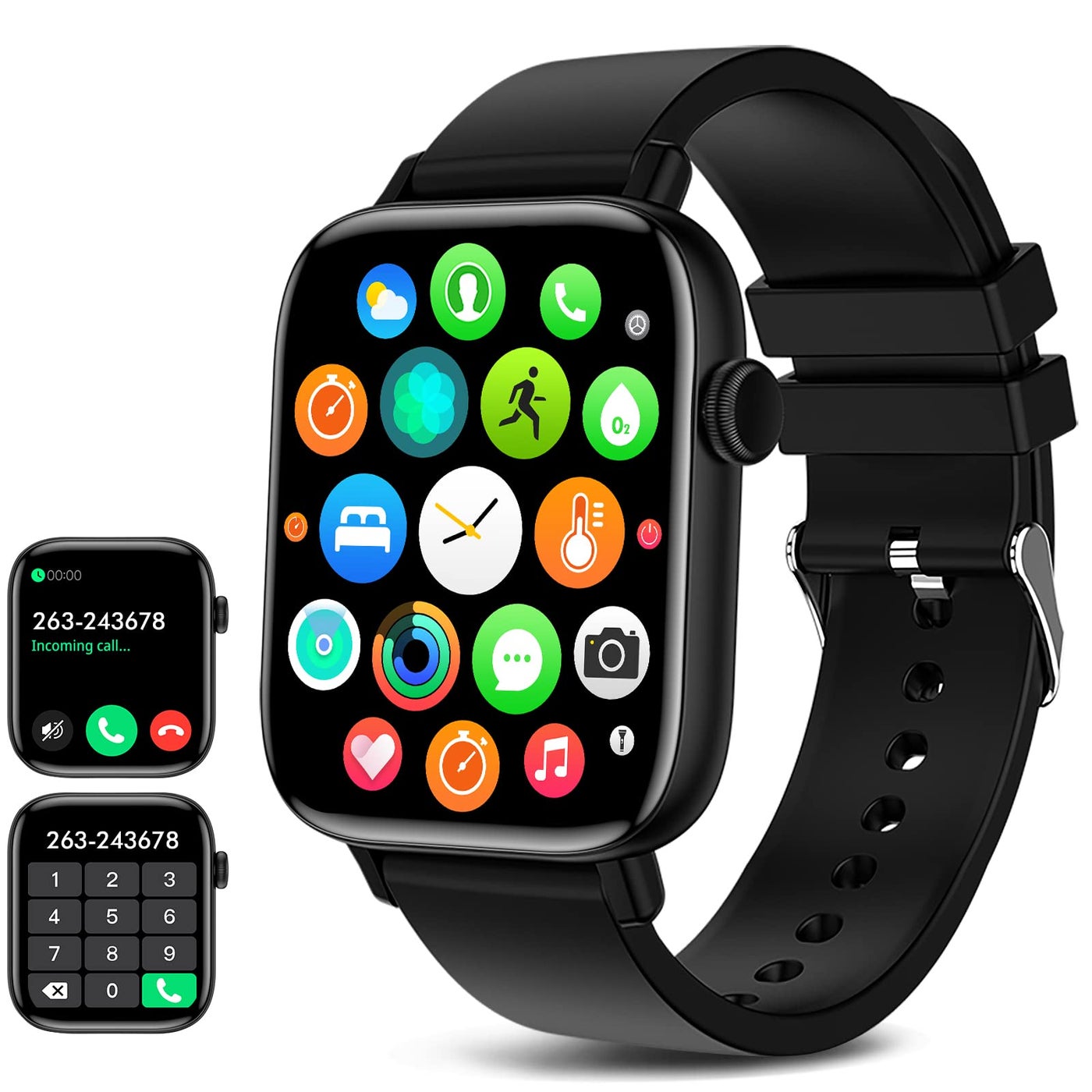 Smart Watch for iPhone/Android Phones (Answer/Make…