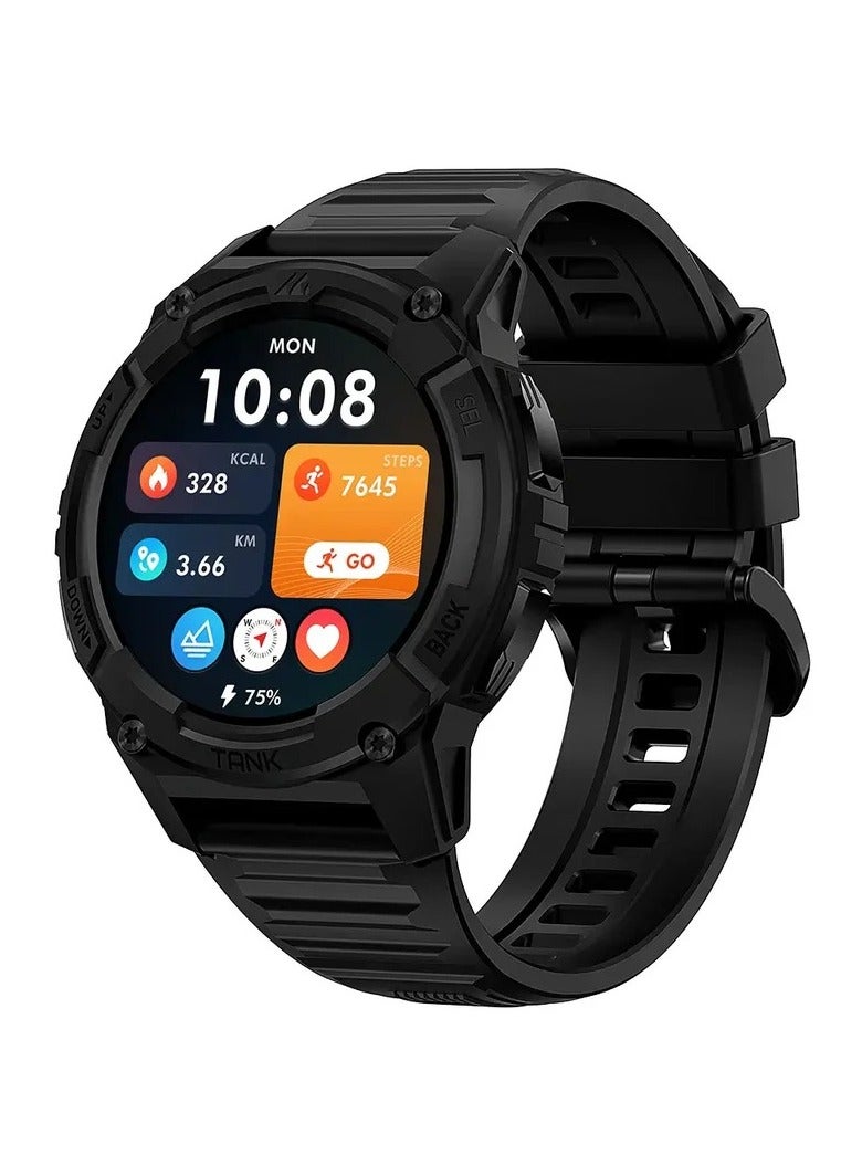 Compare TANK S2 Smartwatch – AMOLED Display, Bluetooth Calling, 5ATM Waterproof, Comprehensive Health Tracking, 12Day Battery Life, Precise GPS, Alexa & AI Voice Assistant – Perfect for Athletes & Adventurers Black at KSA Price