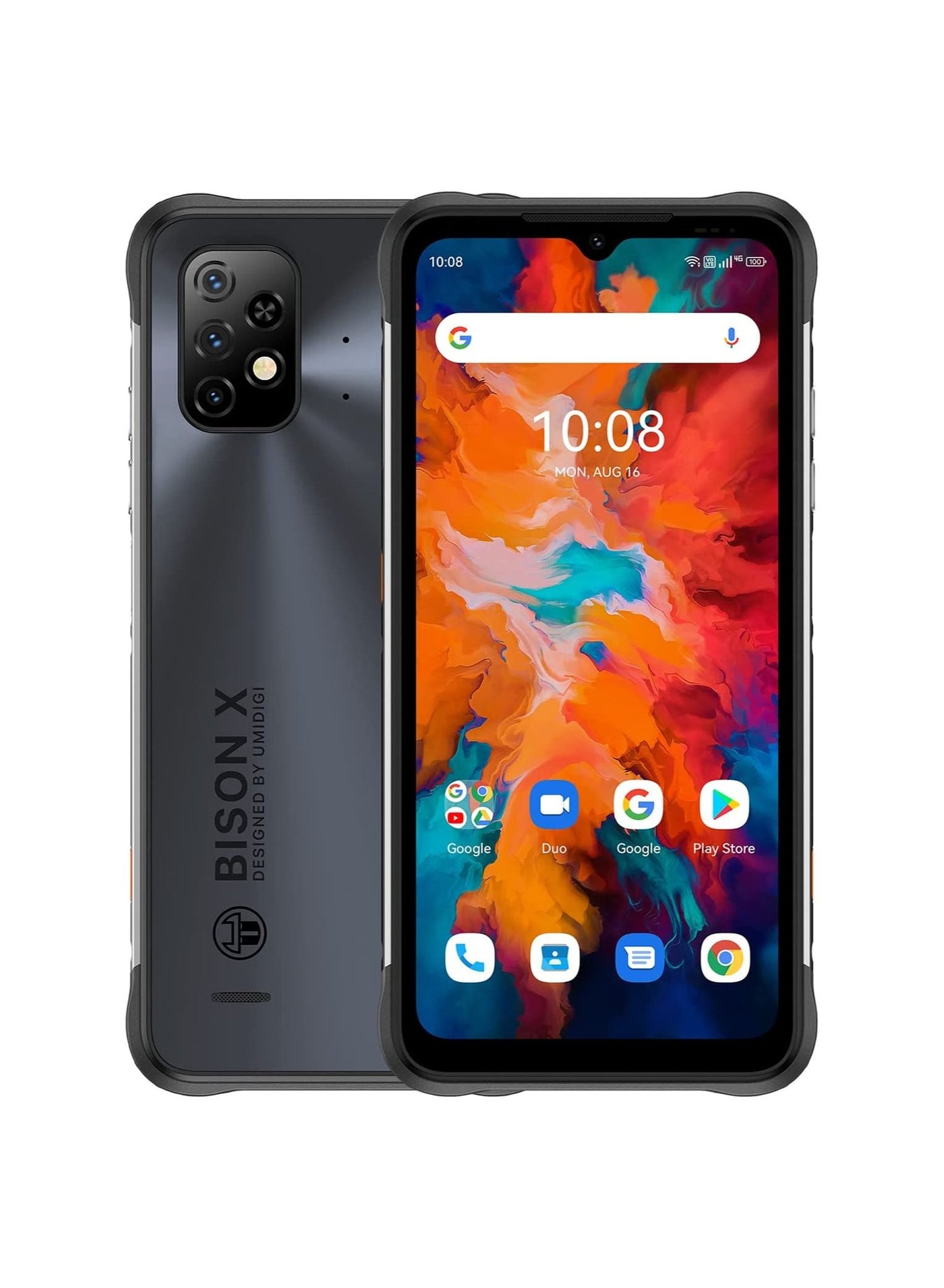 Compare UMIDIGI Bison X10 Rugged Unlocked Smartphones,4G+64GB Android 11 IP68IP69K Waterproof Shockproof Phone Helio P60 20MP Camera 6.53 FHD+ 6150mAh Fast Charge Global Version NFC Rugged Smartphone at KSA Price