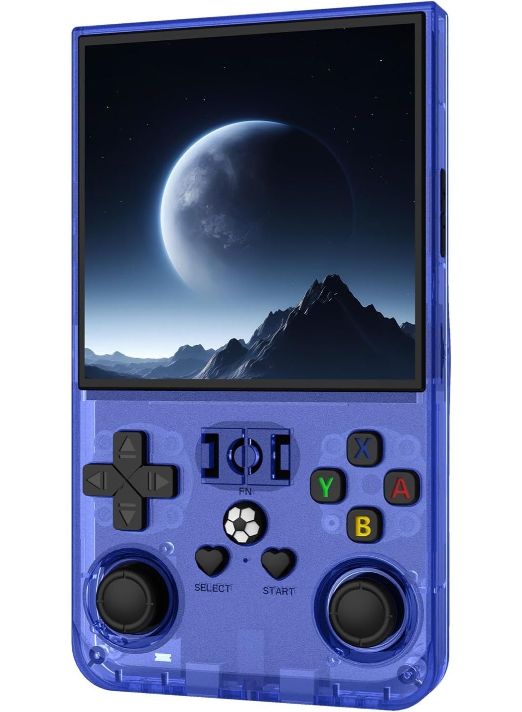 Compare Retro Handheld Games Console with 4.0 Inch IPS HD Screen, Portable Video Game Player with 64GB Storage, Classic Gaming Console for Travel, Gift for Teen or Partner, Blue at KSA Price