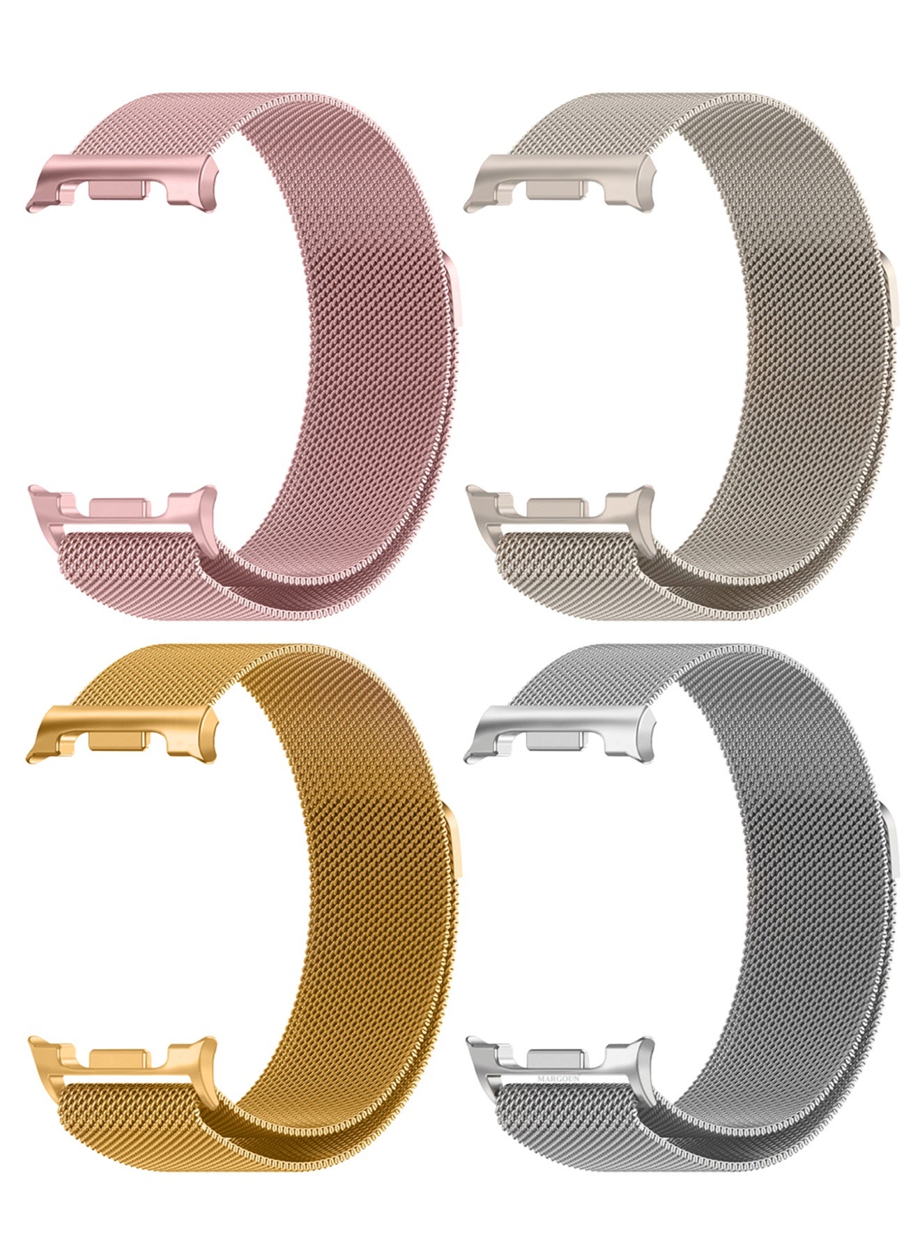 4Packs Milanese Metal Band for Samsung Galaxy Watch…