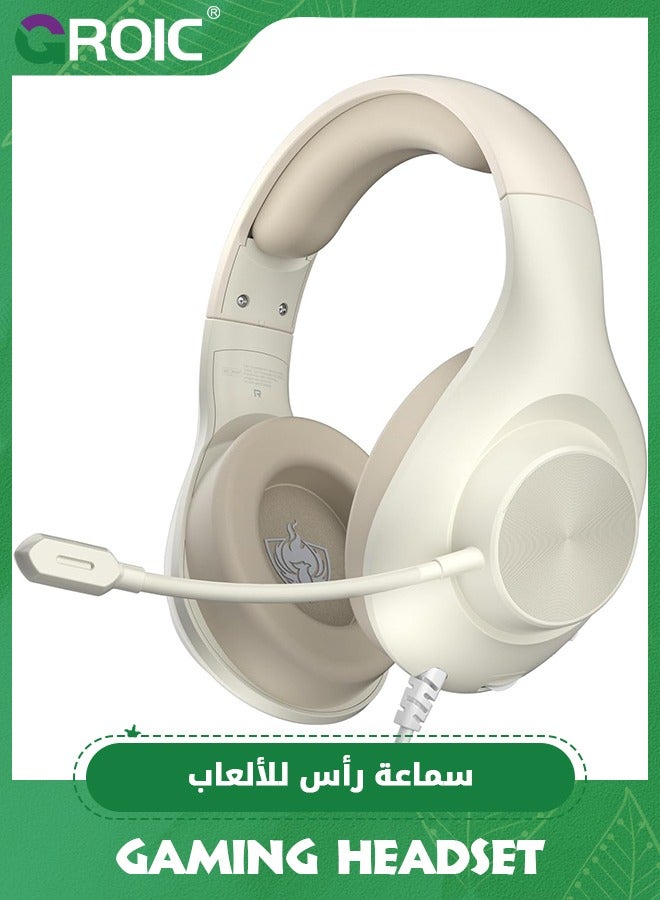 White Gaming Headset PS5 Headset, Wired Headset…