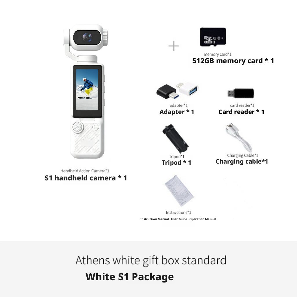 Pocket Handheld 2MP Sports Action Camera with Anti-Shake…