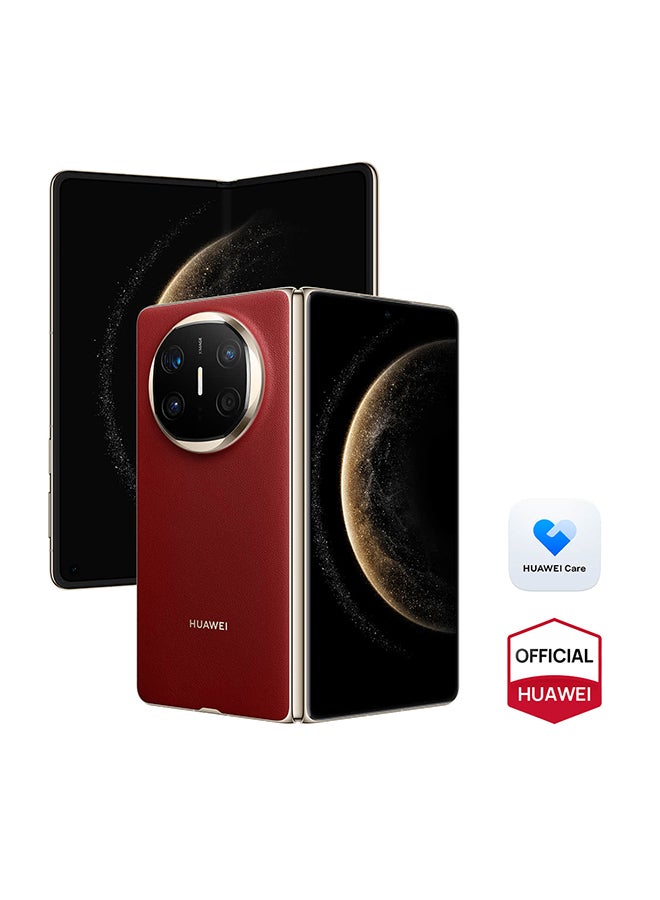 Compare Mate X6 Dual SIM Foldable Smartphone, 12 GB RAM + 512 GB, Nebula Red  Middle East Version with Free Extra 6 Months Warranty  at KSA Price