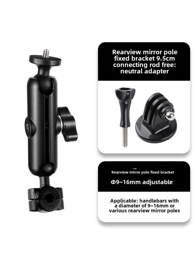 Compare Motorcycle Mobile Phone Bracket Gopro1210 Accessories Insta360X4 Panoramic Camera Shooting Bracket NavigationColor:Rearview Mirror Rod Fixing Bracket at KSA Price