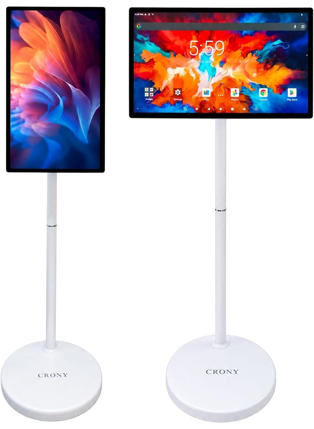 CRONY 24 Inch Smart Touchscreen, Portable TV…