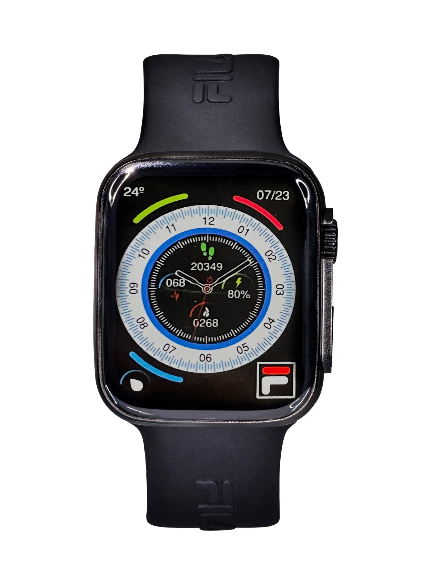 Compare Fila Unisex Heart Rate Monitor Smartwatch, SW37, size 45mm at KSA Price