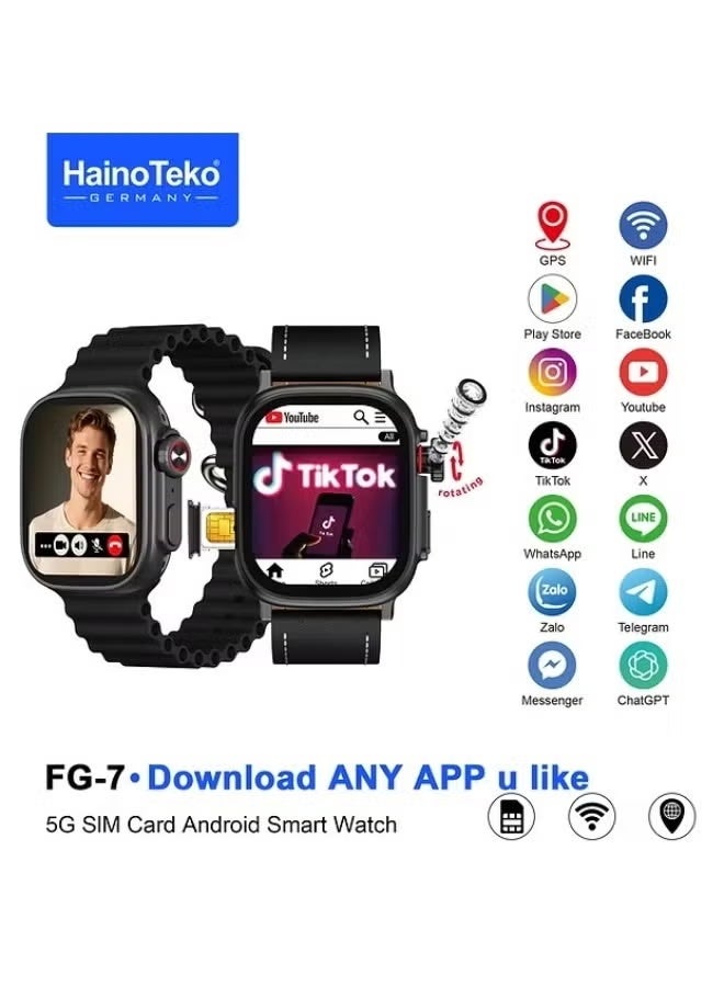 FG-7 5G Smartwatch with SIM Support, GPS…