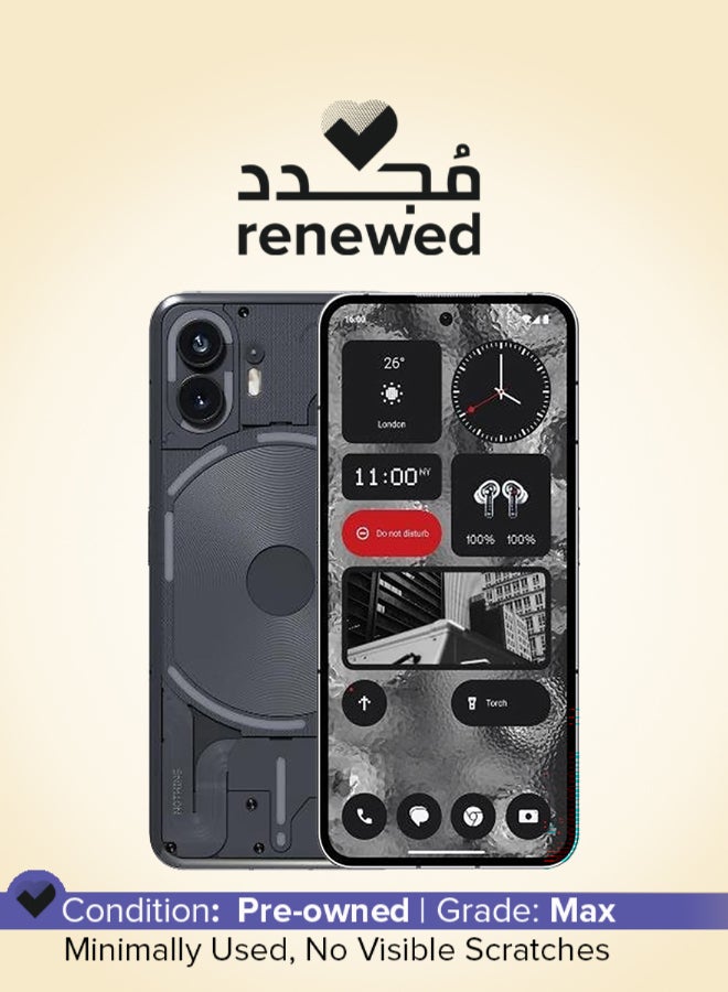 Renewed - Phone 2 Dual SIM Dark Grey 12GB…