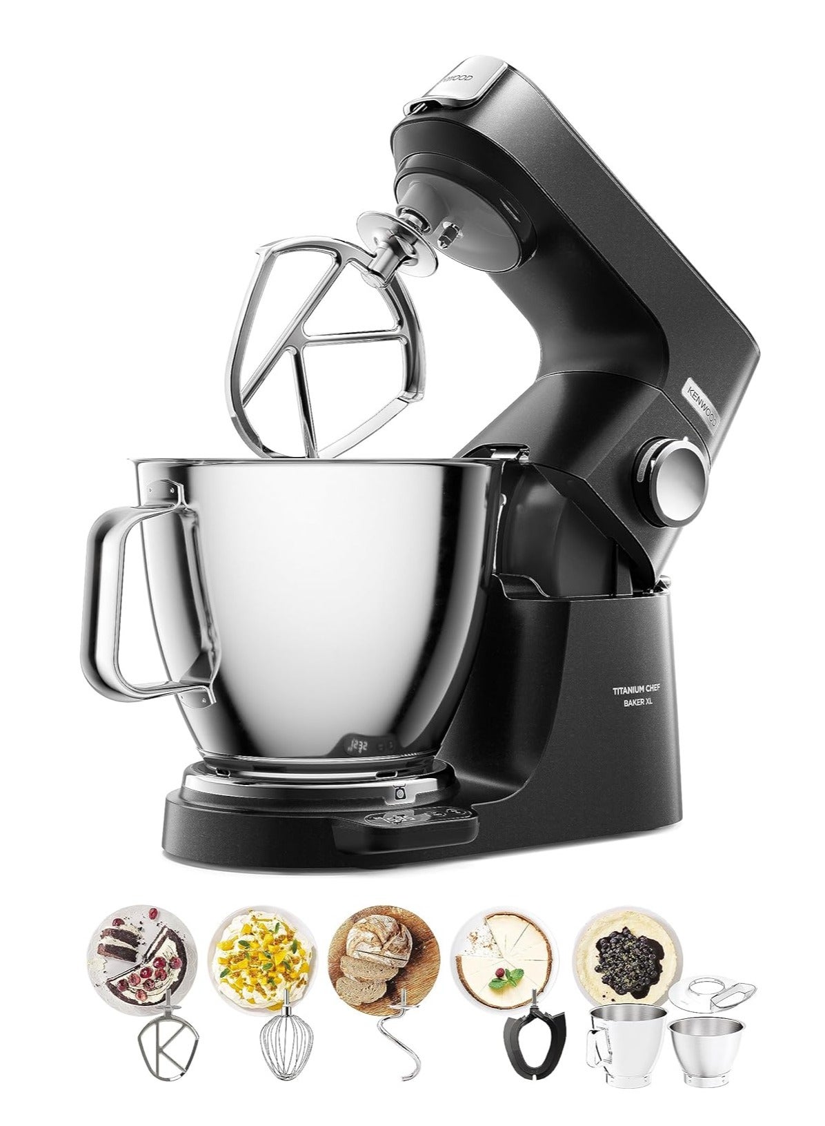 Stand Mixer Metal Body Kitchen Machine TITANIUM CHEF…