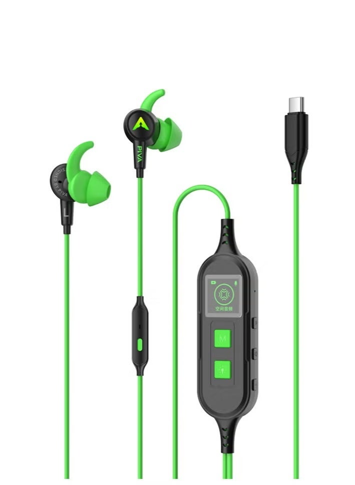 PIVA S6PRO-G Type-C Gaming Headset Built-in LED…