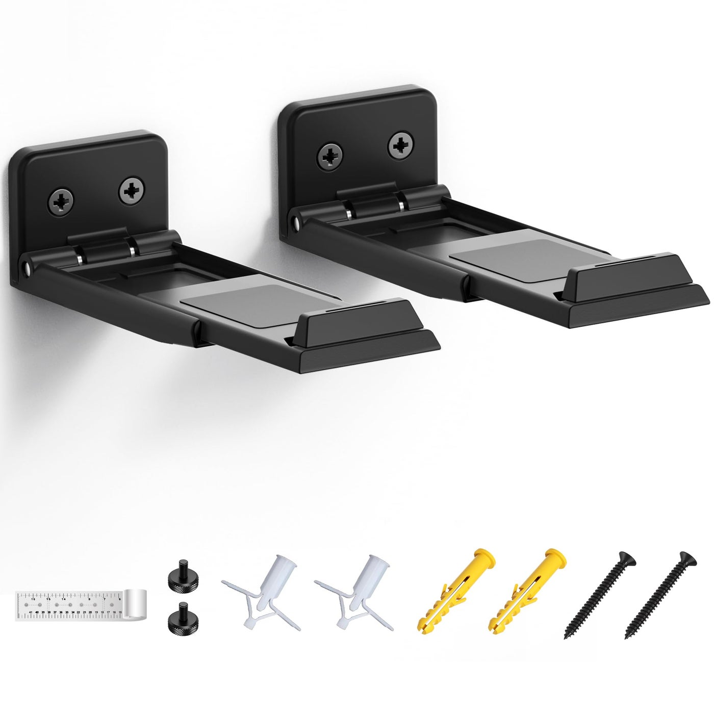 ELETIUO Soundbar Wall Mount - Universal Dual Brackets…