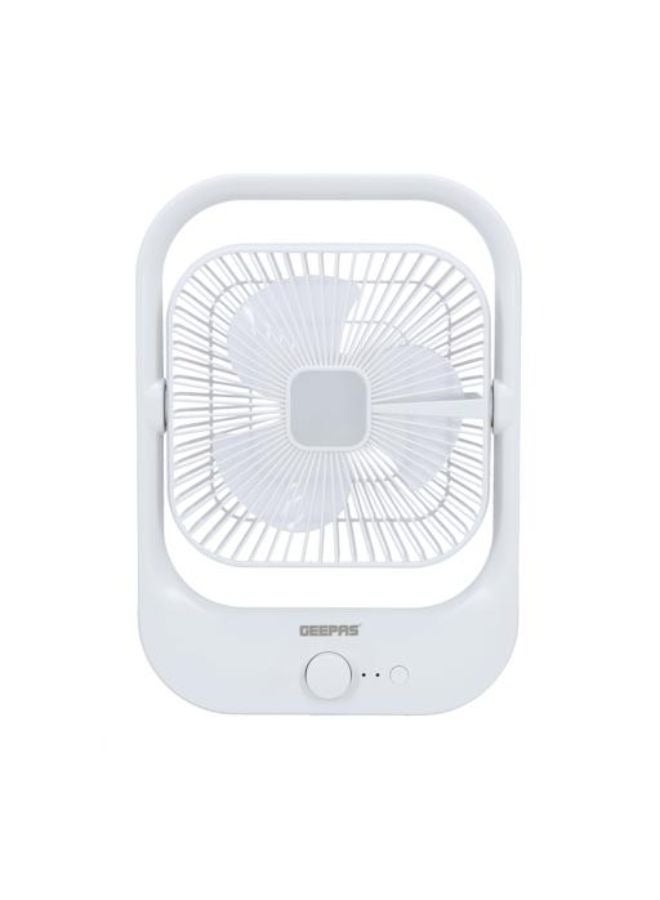 Compare 8 Rechargeable Fan with LED Light  OverCharge Protection, 8 Hours Working, StepLess Speed Control, Rechargeable Lithium Battery, FullCharge Indicator GF21162 White at KSA Price