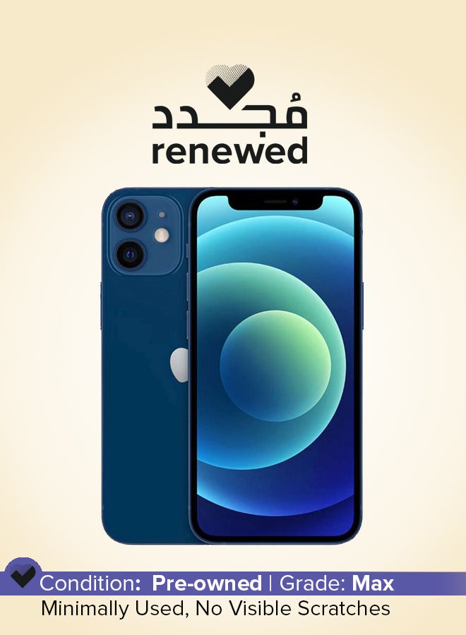 Compare Renewed  iPhone 12 Mini 128GB Blue 5G  With Facetime at KSA Price