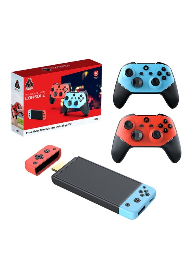 Compare L M66 4K Game Stick 64GB Video Game Console – 20,000+ Classic Games, Dual 2.4G Wireless Controllers, Plug & Play TV Gaming System for Family & Party Fun at KSA Price
