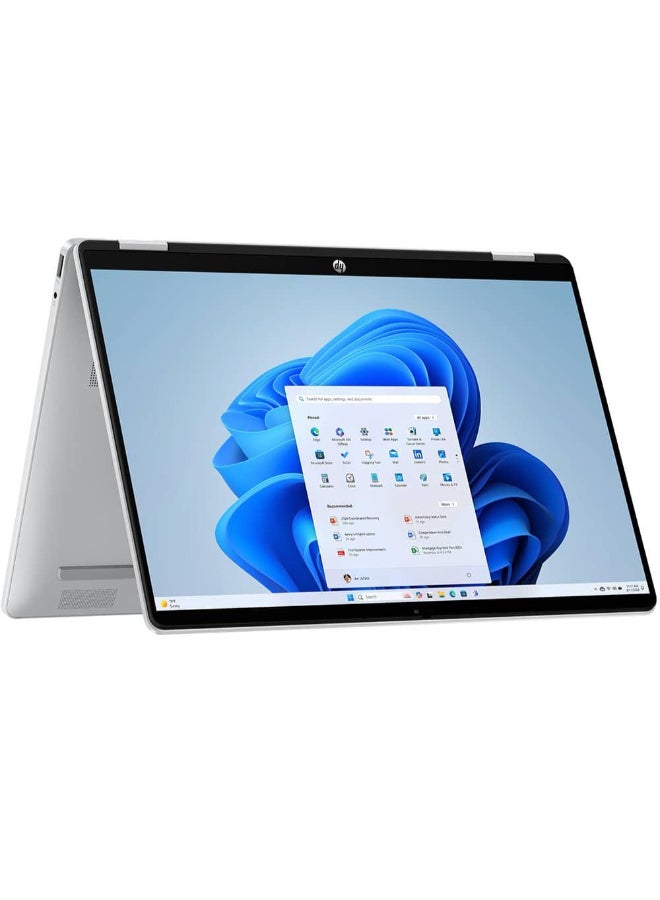 Compare OmniBook 5 Flip 2025 Laptop – 1st Series  Intel Core 7 – 150U  14inch FHD  1TB SSD  24GB RAM  Shared Intel Graphics  Windows 11 Home  English & Arabic Keyboard  Glacier Silver+ Bundle Glacier Silver at KSA Price