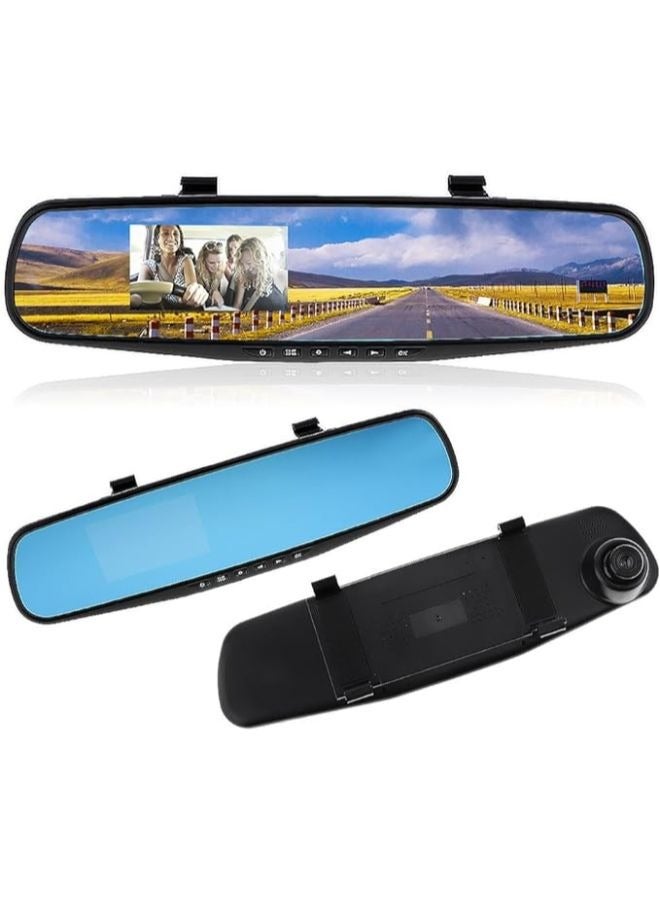 Car DVR Rear View Mirror Video Recorder 2.7