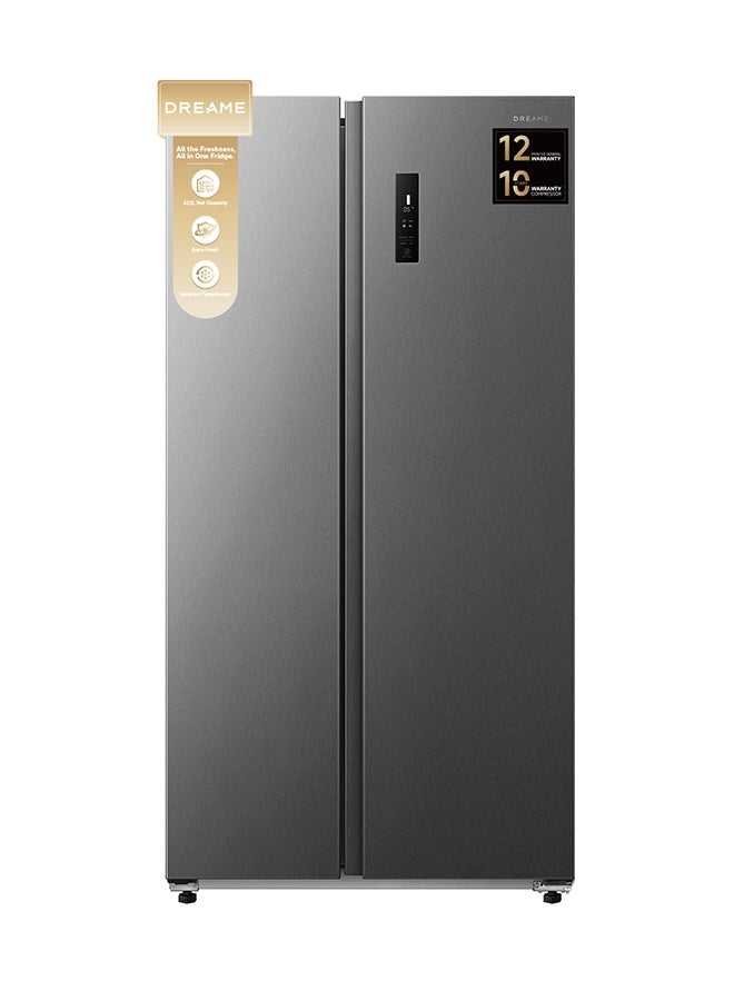 Compare 808L Gross & 622L Net Capacity, SidebySide Double Door RefrigeratorFreezer, Inverter Compressor, NoFrost, MultiAir Flow DRS808ASC Titanium Steel Silver at KSA Price