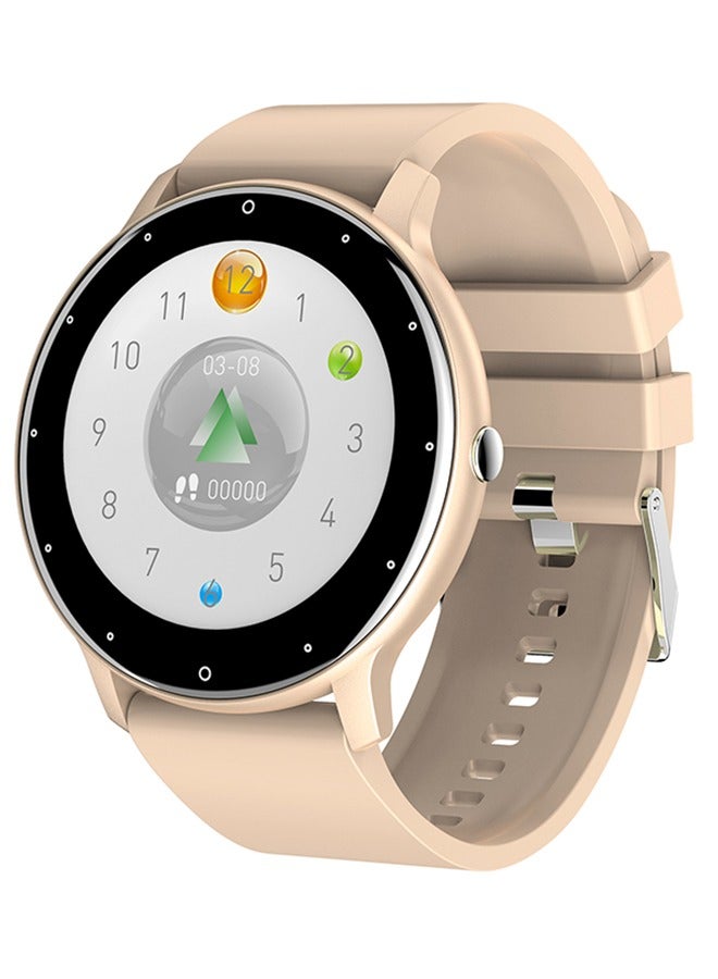 Compare Smart Watch for Women Men,Fitness Tracker with Heart Rate Sleep Monitor IP67 Waterproof 1.28 Full Touch Screen Fashion Sports Watch for Android IOS,Yellow at KSA Price