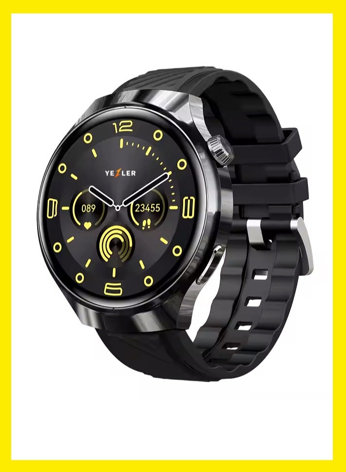 Compare 8in1 Smart Watch with AI Voice Assistant, 7 Interchangeable Straps  Fitness Tracker, Heart Rate Monitor, Blood Pressure, Sleep Tracker, Waterproof, Touchscreen, Compatible with iOS & Android  MultiStrap Smartwatch for Men at KSA Price